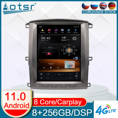 For Lexus LX470 (2002-2007) TOYOTA Land Cruiser LC100 12.1 Inch Tesla-style Carplay Screens