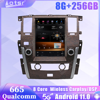 For Nissan Patrol 12.1 Inch Tesla-style Carplay Screens（2010-2018）