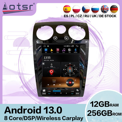 8+256GB Tesla Style Screen Android 11.0 Car Multimedia Player For Bentley 2004-2019 GPS navigation Audio Radio stereo head unit