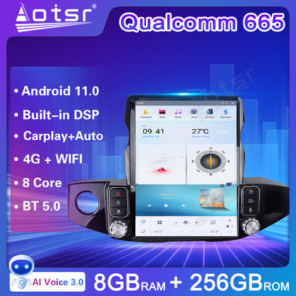 For Jeep Wrangler 13 Inch Tesla-style Carplay Screens (2018-2021)