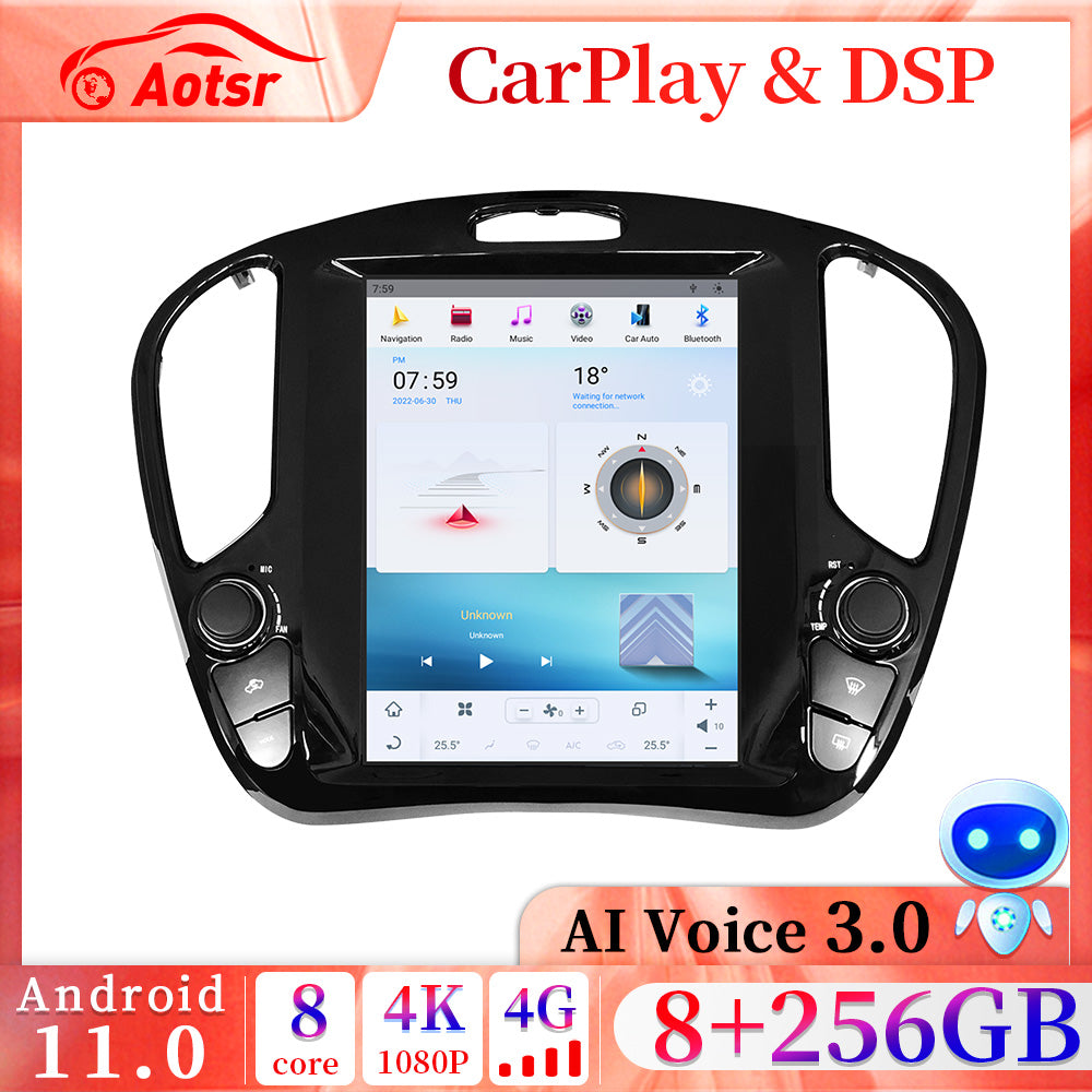 For Nissan JUKE 10.4 Inch Tesla-style Carplay Screens （2010-2019）