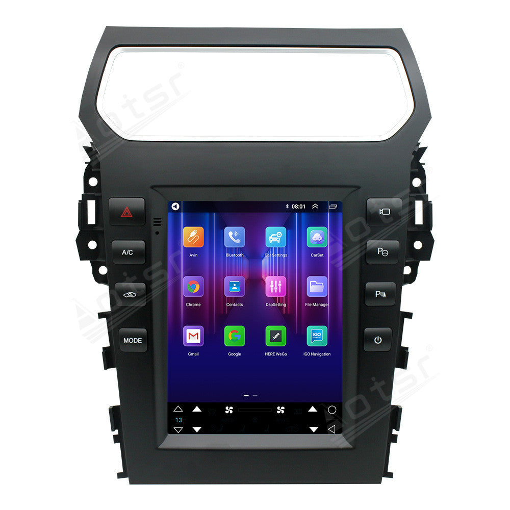 For Ford Explorer 9.7 inch Qualcomm 8 core Tesla-style Carplay Screens（2011 - 2021） DSP Car GPS Multimedia Player Radio Audio Unit