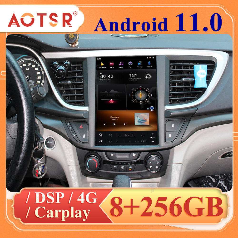 For Buick Excelle XT 10.4 Inch Tesla-style Carplay Screens 2015