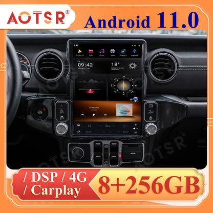 For Jeep Wrangler 13 Inch Tesla-style Carplay Screens (2018-2021)