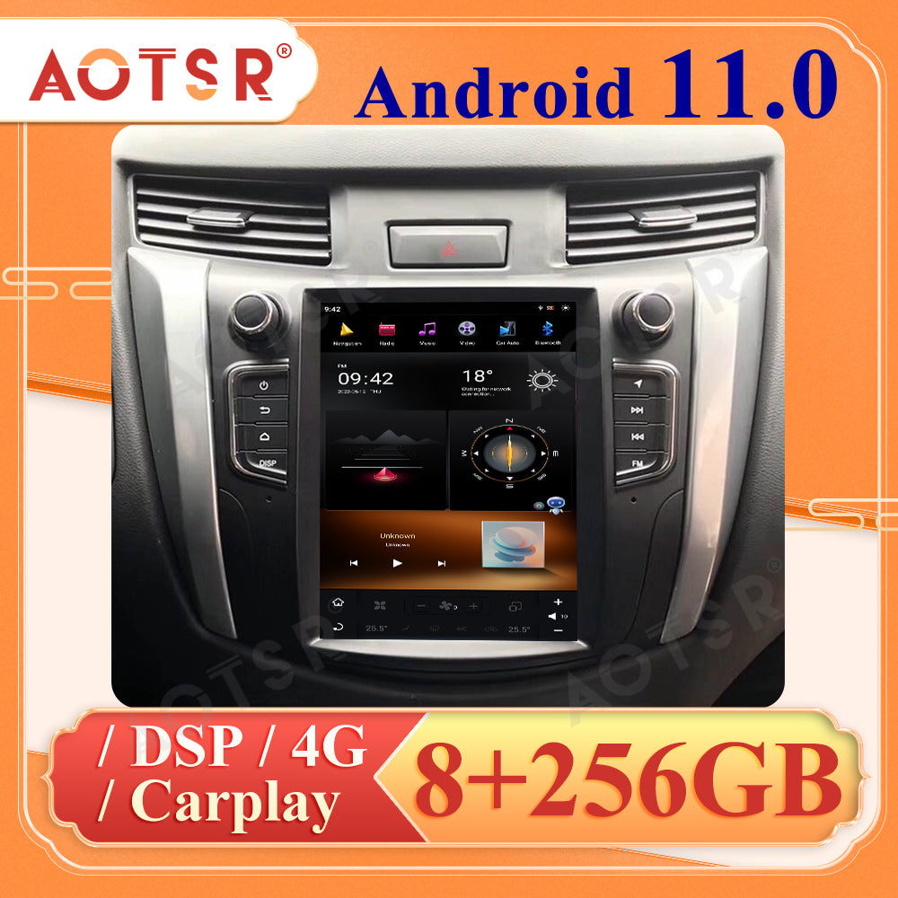 For Nissan Navava Terra NP300 10.4 Inch Tesla-style Carplay Screens（2014-2019）