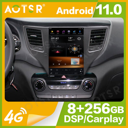 For Hyundai Tuscon 10.4 Inch Tesla-style Carplay Screens (2015-2019)