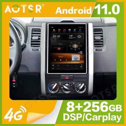 For NISSAN X-Trail T30 10.4 Inch Tesla-style Carplay Screens (2002-2008)