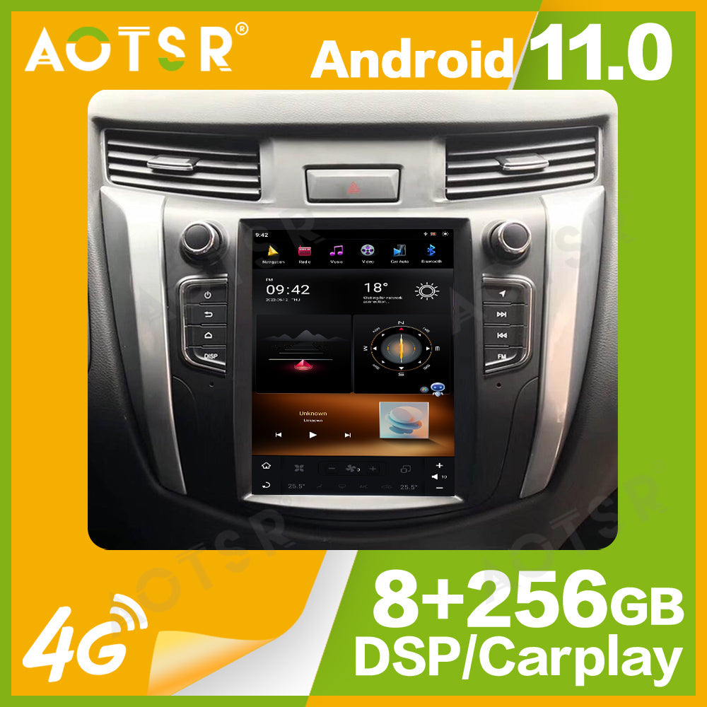 For Nissan Navava Terra NP300 10.4 Inch Tesla-style Carplay Screens（2014-2019）