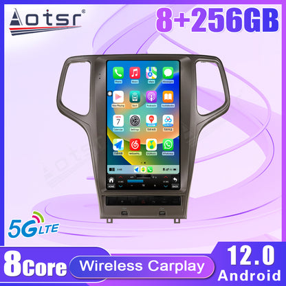 For Jeep Grand Cherokee 10.4 Inch Tesla-style Carplay Screens (2014-2018)